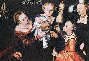 Lucas Cranach Herakles bei Omphale Spain oil painting artist